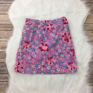 Little Lilly floral corduroy skirt